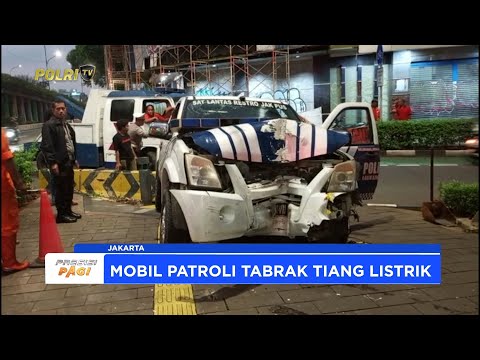 MABUK BERAT WNA CHINA NEKAT BAWA KABUR MOBIL PATROLI POLISI
