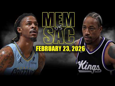 Memphis Grizzlies vs Sacramento Kings Full Game Highlights – February 23, 2026 | NBA Season