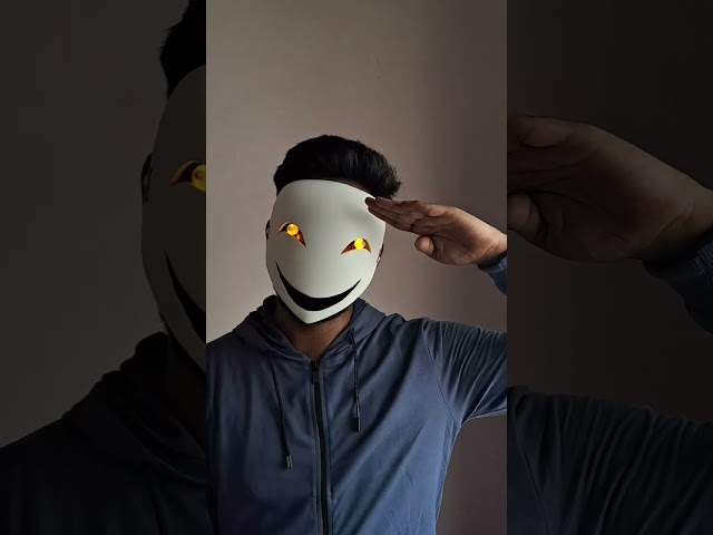 Vídeo relacionado con deegbbyi Máscara de Anime Bullet Kagetane Hiruko para Cosplay, Máscara de Halloween, Máscaras Fiesta Cosplay Atrezzo, Sonrisa Blanca Sin Boca, para Fiesta de Halloween, Blanco, Medium