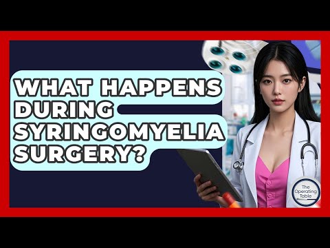 What Happens During Syringomyelia Surgery? - The Operating Table