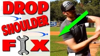 Baseball Hitting Fix: Dropping Back Shoulder | Pro Speed Baseball
