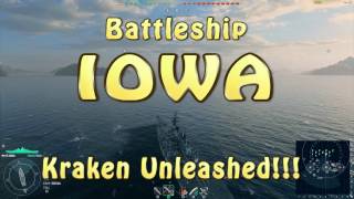 World of Warships - Iowa-Missouri aggressive carry with Kraken Unleashed