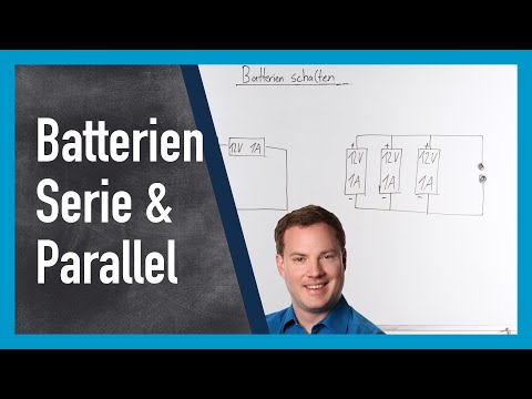 Difference between series connection and parallel connection of batteries