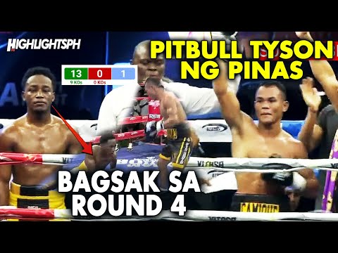 Latest! ROUND 4 TKO! 🇵🇭 ALVIN CAMIQUE vs 🇹🇿 IBRAHIM MAFIA  |  Undefeated ng Africa BAGSAK 💪