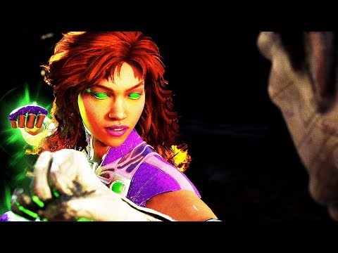 INJUSTICE 2 All Starfire Clash Quotes Dialogue Character Banter 1080p HD
