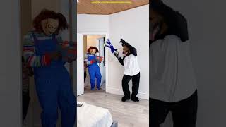 FUNNY PRANK Try not to laugh Chased By Dog & Chucky Nerf War TikTok Comedy Video 2022 Busy Fun Ltd