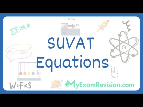 SUVAT Equations GCSE and A-Level Kinematics