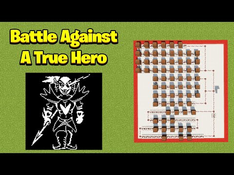 "Battle Against A True Hero" - Undertale Minecraft Note Blocks Tutorial