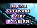 32 Free Software Programs Every PC Needs 2025 2026