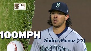 Andrés Muñoz (23) | Apr 9, 11, 14, 2022 | MLB highlights