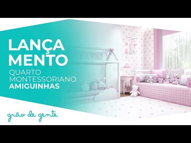 Quarto de Bebê Montessoriano Amiguinhas - Grão de Gente