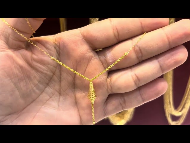 عقد ذهب عيار 21