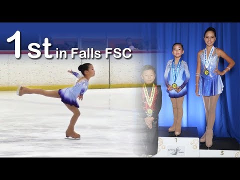 Yedda Ma July 29, 2018 figure skating FSC competition 1st place...