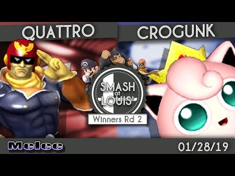 Quattro (Falcon) vs. Crogunk (Puff) - Winners Rd 2 - Smash @ Louis' #2