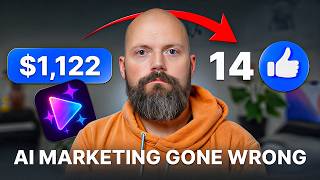 I spent $1,122 on AI marketing to promote my app (and it completely flopped)