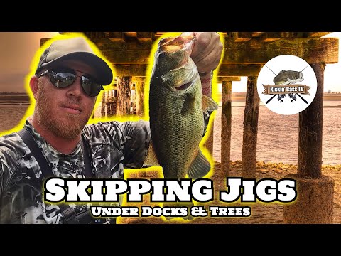 Skipping Jigs under Docks & Trees : Catching bass that are in tricky cover areas