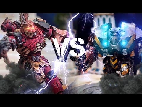 WORD BEARERS vs IRON WARRIORS Horus Heresy 2.0 3000 point Battle Report