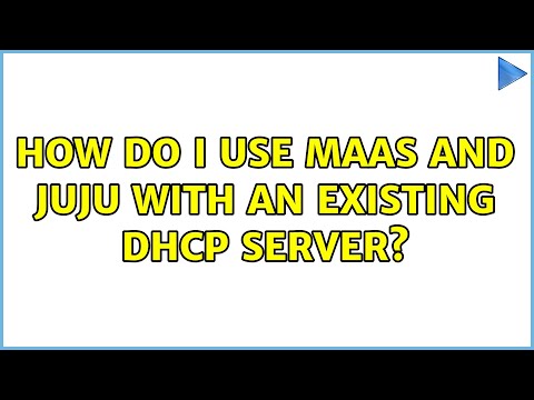 How do I use MAAS and Juju with an existing DHCP server?