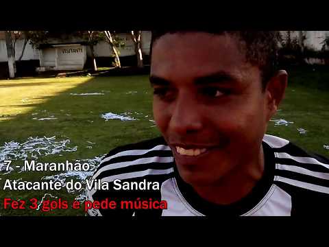 Maranhão do Vila Sandra pede música após fazer três gols contra o Vila Hauer