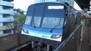 横浜市交通局3000V形　上永谷駅到着　編集版