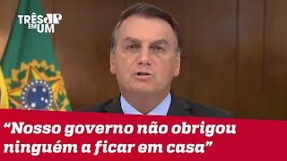 Bolsonaro culpa Estados e municípios por crise da pandemia
