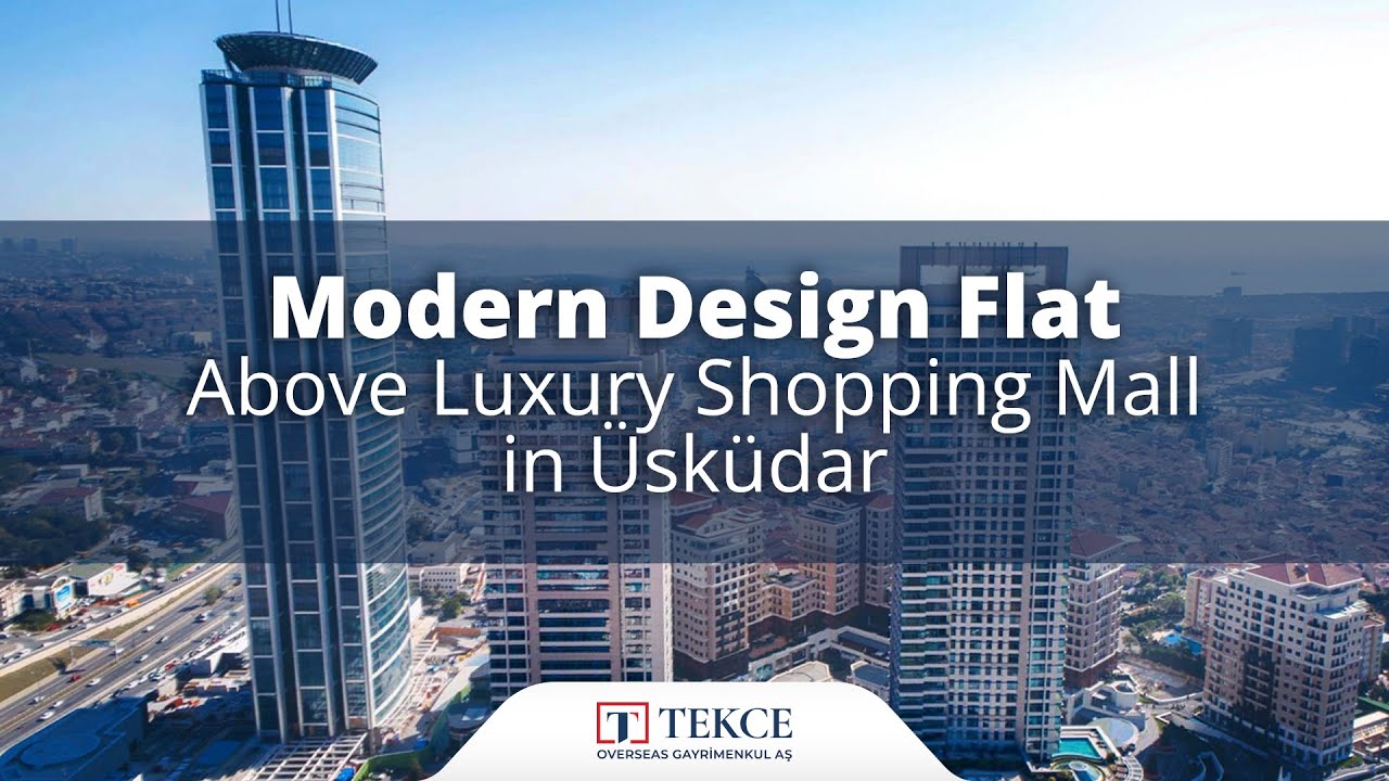 Modern Design Flat Above Luxury Shopping Mall in Üsküdar