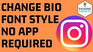 How to Change Font Style in Instagram Bio - NO APP REQUIRED - Instagram Fancy Text Tutorial