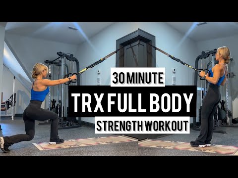 30 Minute TRX Full Body Strength Workout | No Repeats | Low Impact | Suspension Training At Home