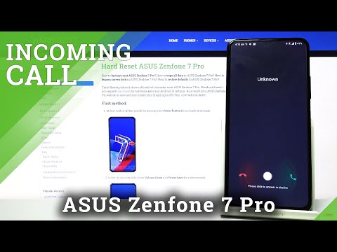 Asus ZenFone 7 Pro - Incoming Call Screen Panel Review
