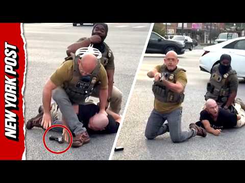 ICE Agent Drops Gun, Points it Near Bystanders During Maryland Arrest