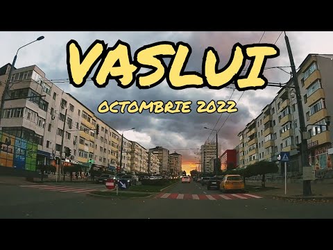 Orasul VASLUI traseu Traian - Crucea Garii - Centru - Spital si Retur octombrie 2022