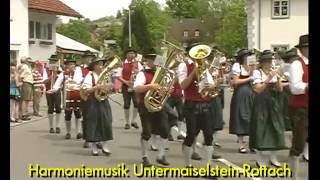 preview picture of video 'Musikkapellen im Festzug der Musikkapelle Durach zum 225-jährigen Jubiläum'
