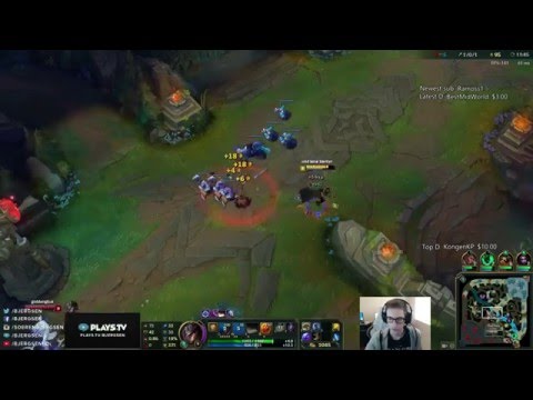 Bjergsen pick Twisted Fate vs Kindred MID - January 6th, 2016