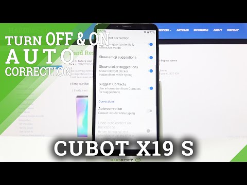 How to Locate Text Correction Settings in Cubot X19 S – Find Typing Features