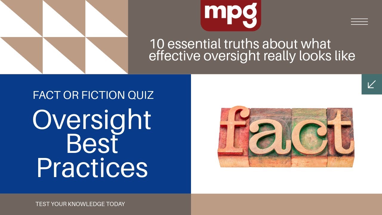 What Real Oversight Actually Looks Like