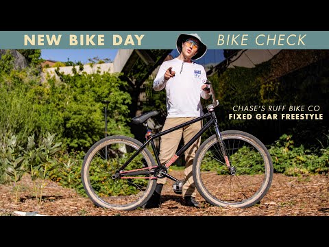 New Bike Day!  Fixed Gear Freestyle Bike Check