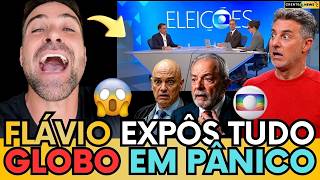 🚨JORNALISTAS COLOCAM FLÁVIO CONTRA A PAREDE E TOMAM INVERTIDA:"O PATROCINIO PARA O HUCK FOI ILEGAL?"