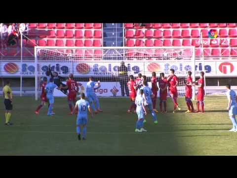 Resumen de CD Numancia vs Girona FC (0-2)