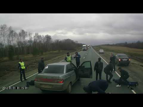 Задержание на трассе М-5 Ульяновская область 20.04.18