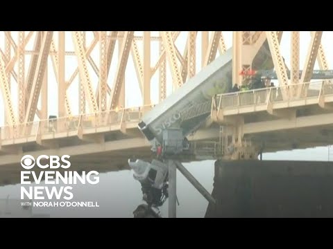 Daring Rescue From Semi Dangling Off Clark Memorial Bridge