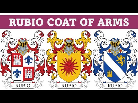 Rubio Coat of Arms & Family Crest - Symbols, Bearers, History