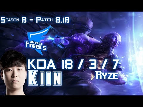 AFs Kiin RYZE vs RUMBLE Top - Patch 8.18 KR Ranked