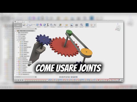 How to use JOINTS in FUSION 360 - FUSION 360 TUTORIAL ENG
