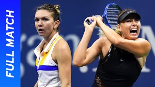 Maria Sharapova's stunning Grand Slam return! | vs Simona Halep | US Open 2017 Round 1