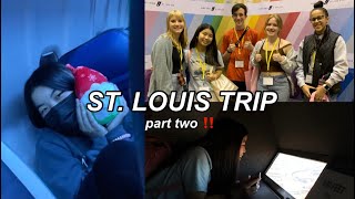 ST. LOUIS trip vlog *part two* 🤟🥳