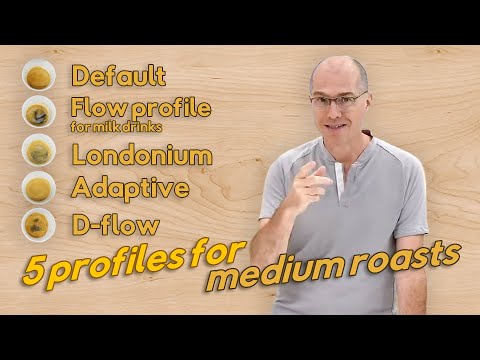 5 profiles for Medium Roasted Beans