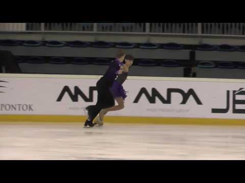 2016 Santa Claus Cup: Maryna VOLOBUYEVA / Oleksandr KOLOSOVSKYI (UKR) - ID Advanced Novice, FD