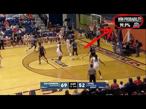 See a 99.9-percent win probability erased in HUGE Conference USA comeback