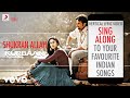 Shukran Allah Kurbaan Official Bollywood Lyrics Sonu Nigam Shreya Ghoshal