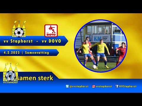 vv Staphorst - DOVO | 4.2.2023 | Samenvatting
